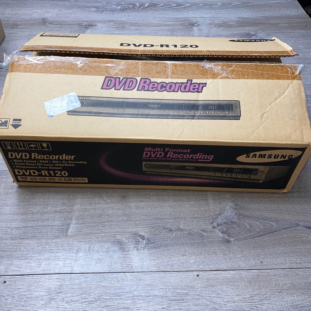 Samsung DVD-R120 Multi Format DVD Recorder Silver Open Box DV Input IEEE1394